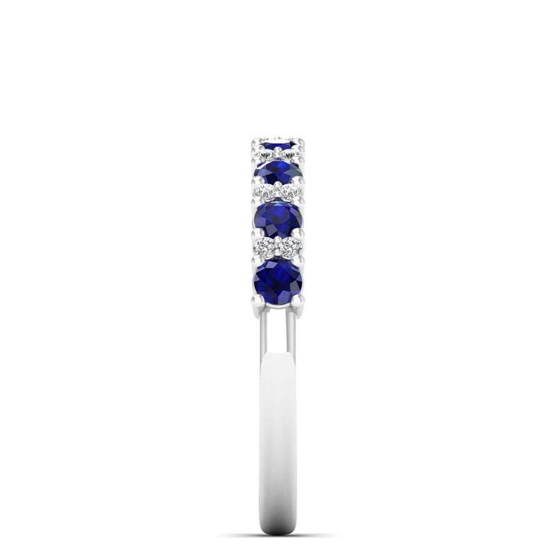 14K White Gold - Sapphire