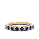14K Yellow Gold - Sapphire