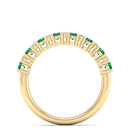 14K Yellow Gold - Emerald