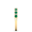 14K Yellow Gold - Emerald