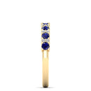 14K Yellow Gold - Sapphire
