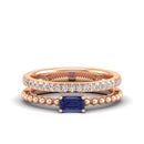 14K Rose Gold - Tanzanite