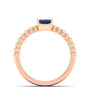 14K Rose Gold - Tanzanite