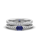 14K White Gold - Tanzanite