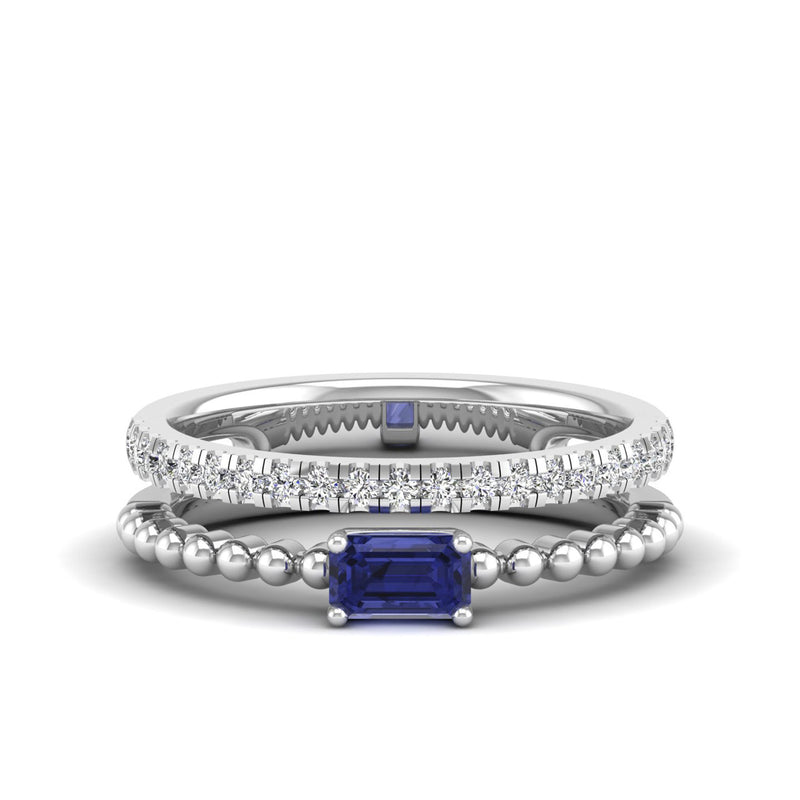 14K White Gold - Tanzanite