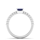 14K White Gold - Tanzanite