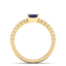 14K Yellow Gold - Tanzanite