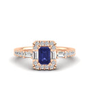 14K Rose Gold - Tanzanite