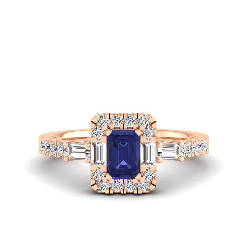 14K Rose Gold - Tanzanite