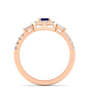 14K Rose Gold - Sapphire
