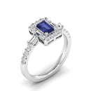 14K White Gold - Tanzanite