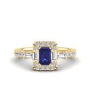 14K Yellow Gold - Tanzanite