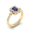 14K Yellow Gold - Tanzanite