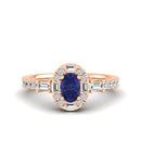 14K Rose Gold - Tanzanite