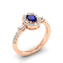 14K Rose Gold - Sapphire