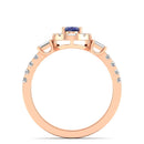 14K Rose Gold - Tanzanite