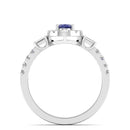 14K White Gold - Tanzanite