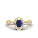 14K Yellow Gold - Tanzanite