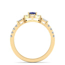 14K Yellow Gold - Tanzanite