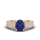 14K Rose Gold - Tanzanite