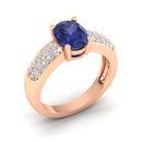 14K Rose Gold - Tanzanite