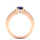14K Rose Gold - Tanzanite