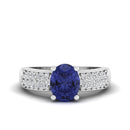 14K White Gold - Tanzanite