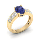 14K Yellow Gold - Tanzanite