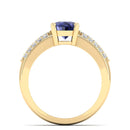 14K Yellow Gold - Tanzanite