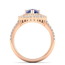 14K Rose Gold - Tanzanite