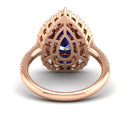 14K Rose Gold - Sapphire