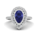 14K White Gold - Tanzanite