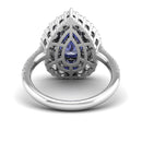 14K White Gold - Tanzanite