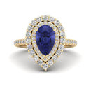 14K Yellow Gold - Tanzanite