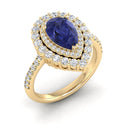14K Yellow Gold - Tanzanite