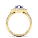 14K Yellow Gold - Tanzanite
