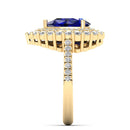14K Yellow Gold - Sapphire