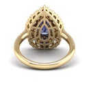 14K Yellow Gold - Tanzanite