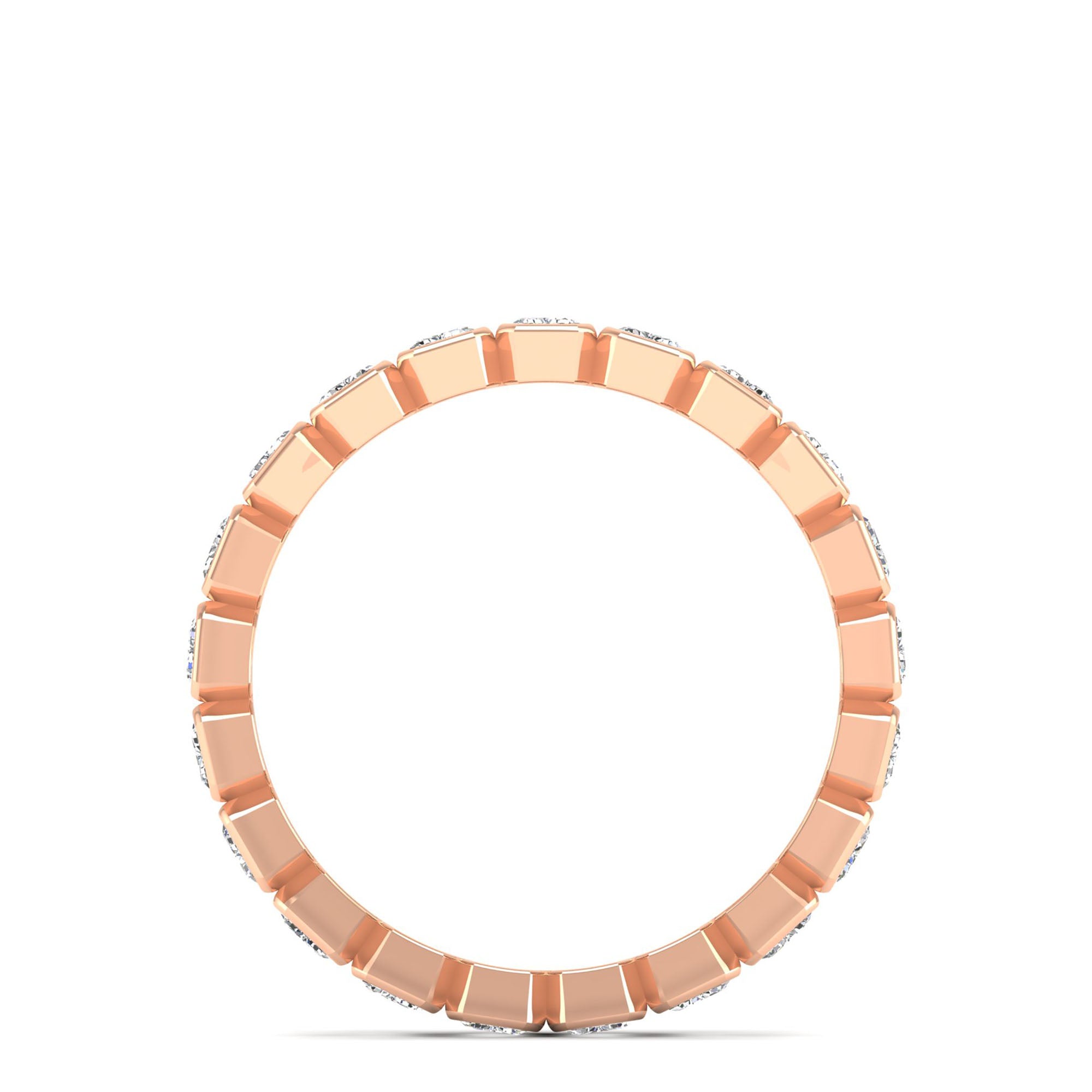 14K Rose Gold - 1.00