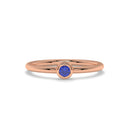 14K Rose Gold - Sapphire