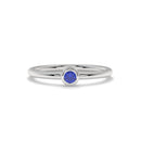 14K White Gold - Sapphire