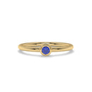 14K Yellow Gold - Sapphire