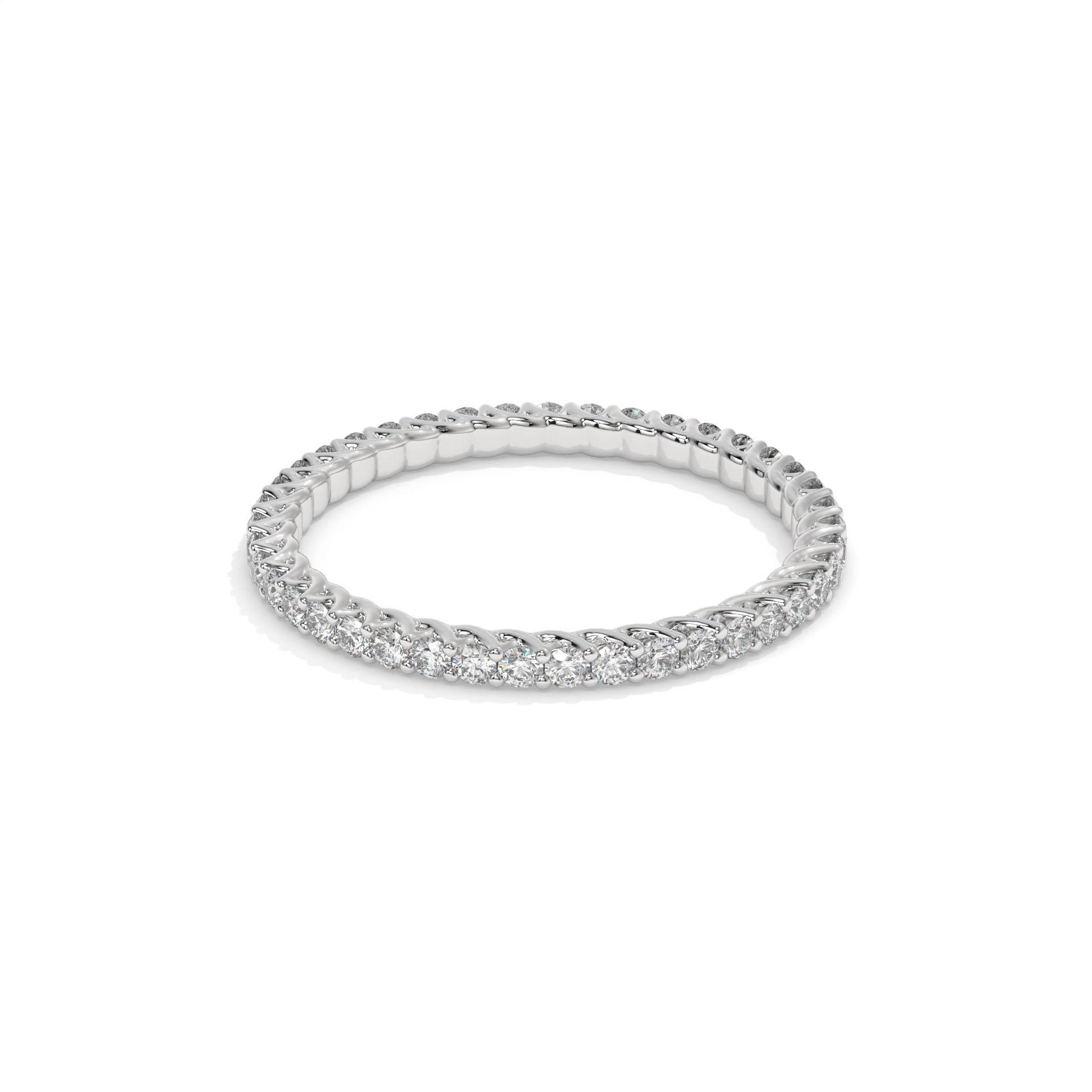14K White Gold - 1.00