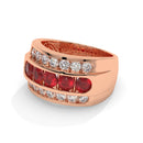 14K Rose Gold - Ruby