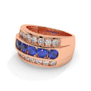 14K Rose Gold - Sapphire