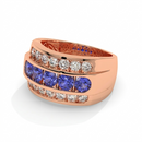 14K Rose Gold - Tanzanite