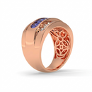 14K Rose Gold - Tanzanite