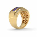 14K Yellow Gold - Tanzanite