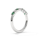 14K White Gold - Emerald