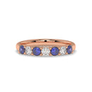 14K Rose Gold - Sapphire